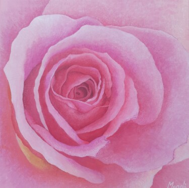 Coeur de rose rose