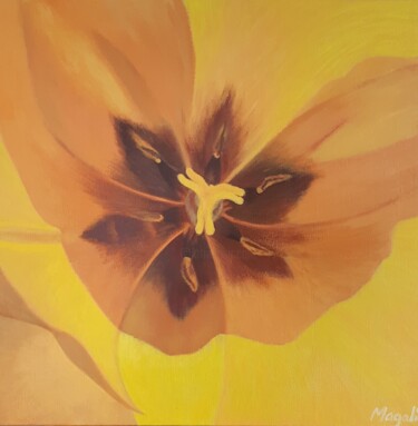 Au coeur d'une tulipe jaune (ter)